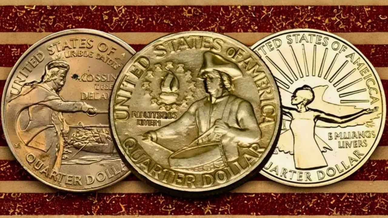 5 monedas de diez centavos raras y quarters bicentenarios valorados en $455 millones: revisa tu cambio